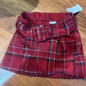 Abercrombie Kids Red Plaid Skirt